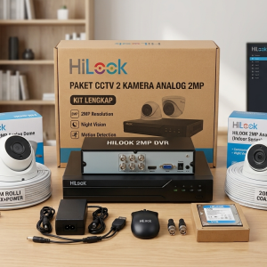 Paket CCTV 2 Camera 2MP